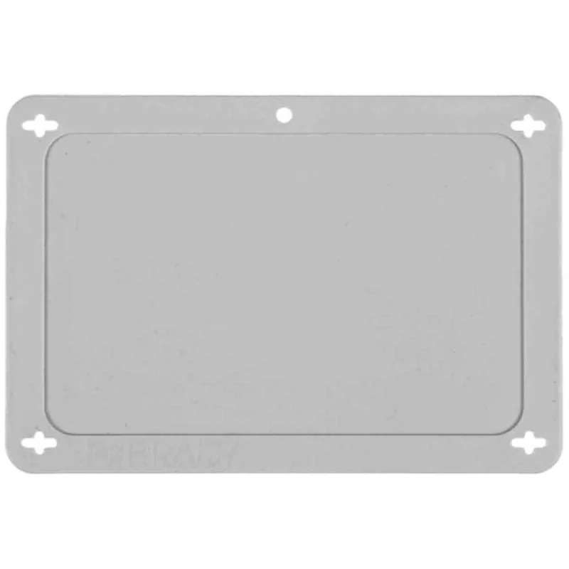 Betrouwbaar Lockout Tags - BLANK GRAY UTILITY TAG 2.5X4