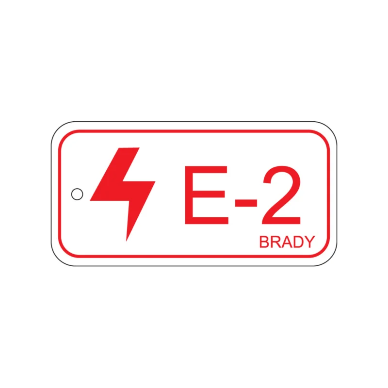 Snelle Levering Lockout Tags - Energy tag-E-2-75x38mm-PP/25