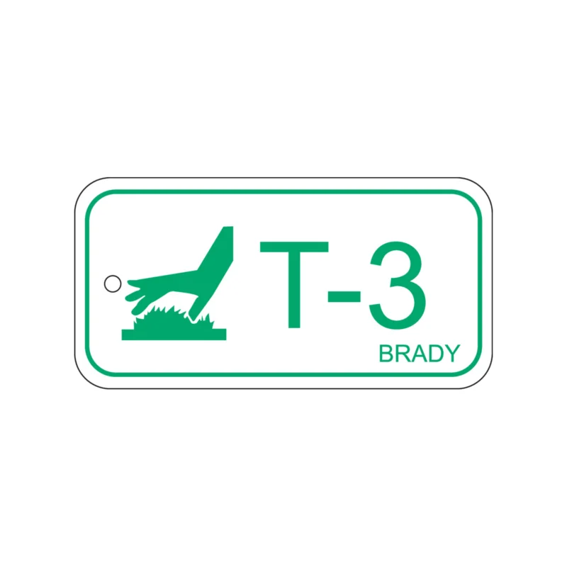 Populair Lockout Tags - Energy tag-T-3-75x38mm-PP/25