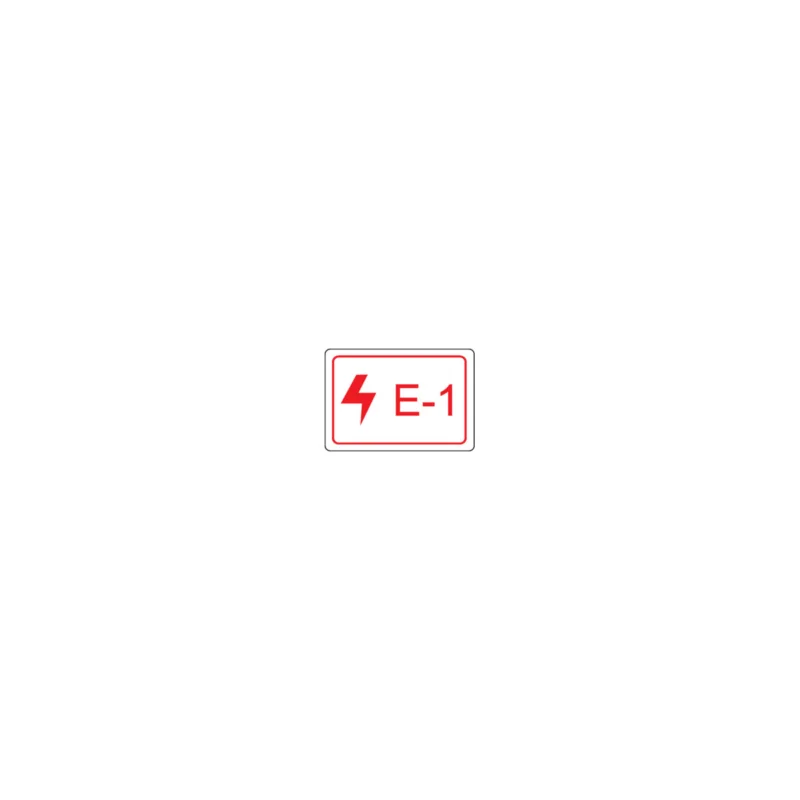 Beperkt Aanbod Lockout Tags - Energy tag-E-1-19x13mm-SA/100