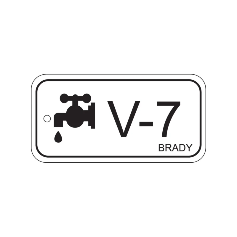 Snelle Levering Lockout Tags - Energy tag-V-7-75x38mm-PP/25