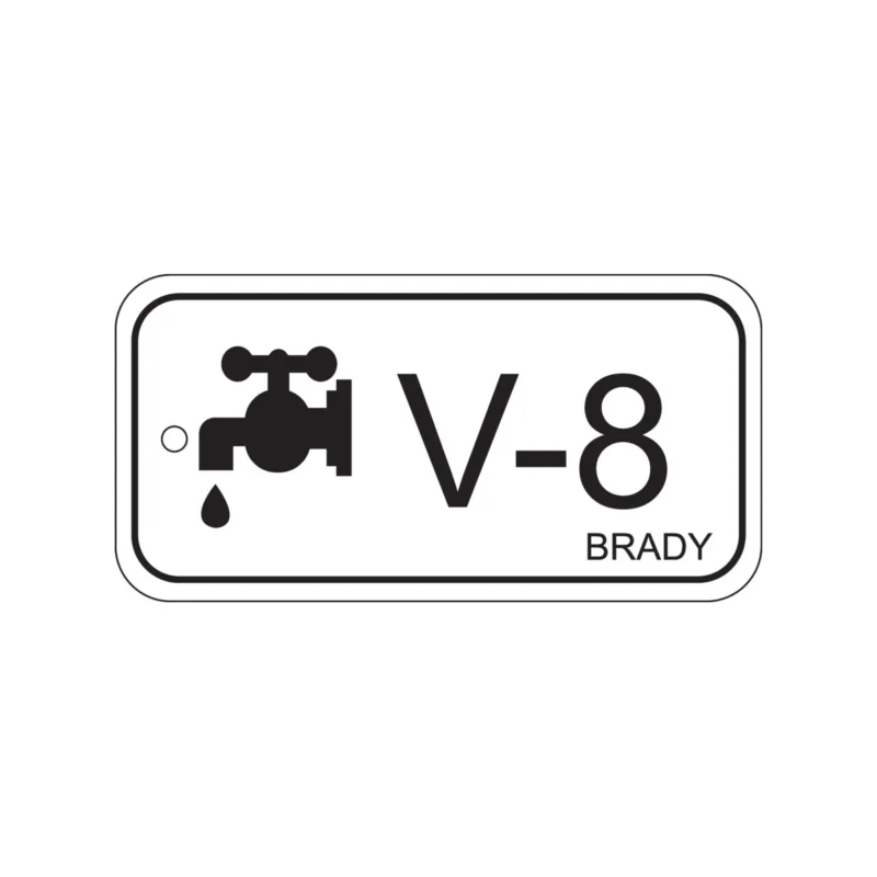 Rechtstreeks Van De Fabrikant Lockout Tags - Energy tag-V-8-75x38mm-PP/25