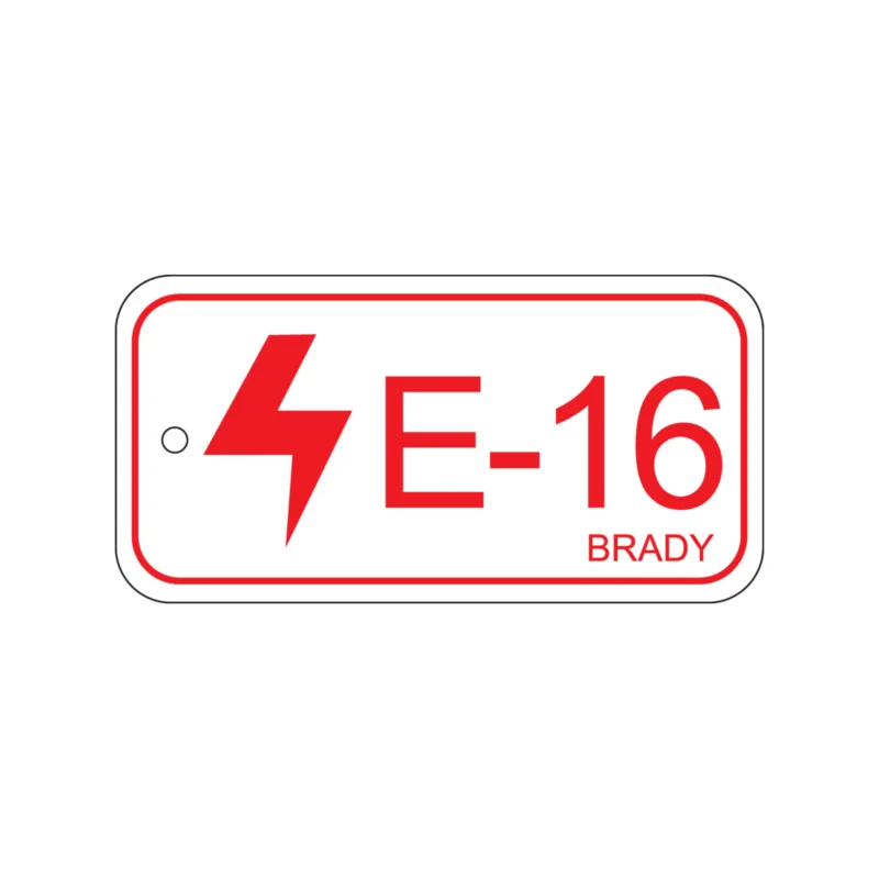 Populair Lockout Tags - Energy tag-E-16-75x38mm-PP/25