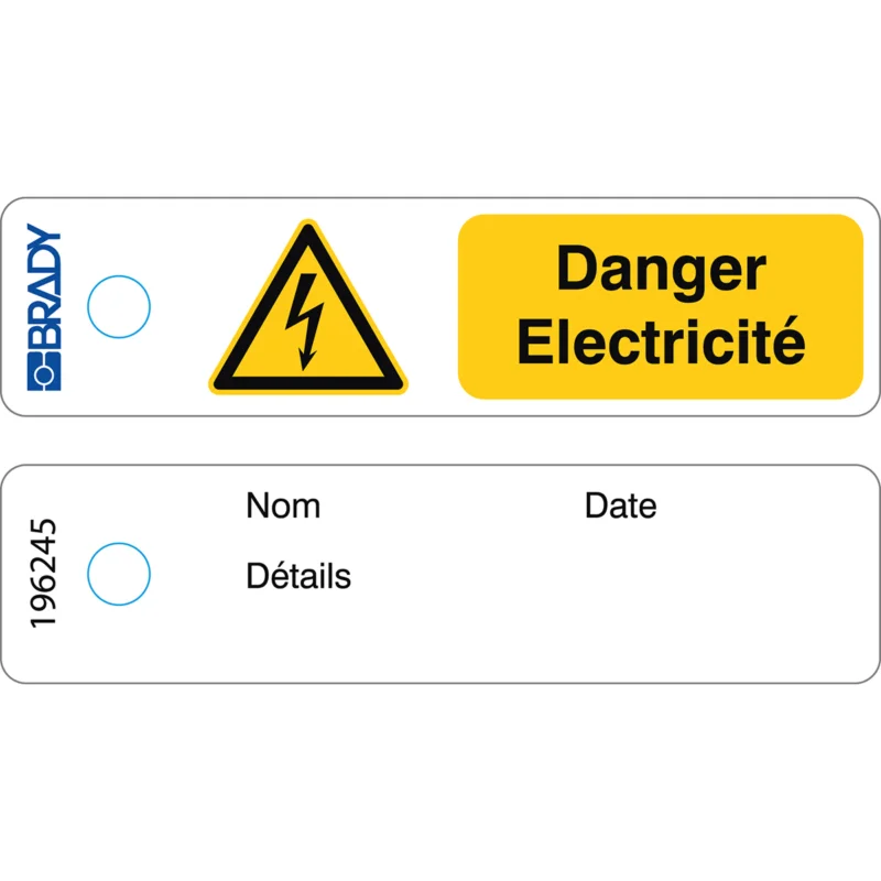 Populair Lockout Tags - MITAG-W012-FR/50