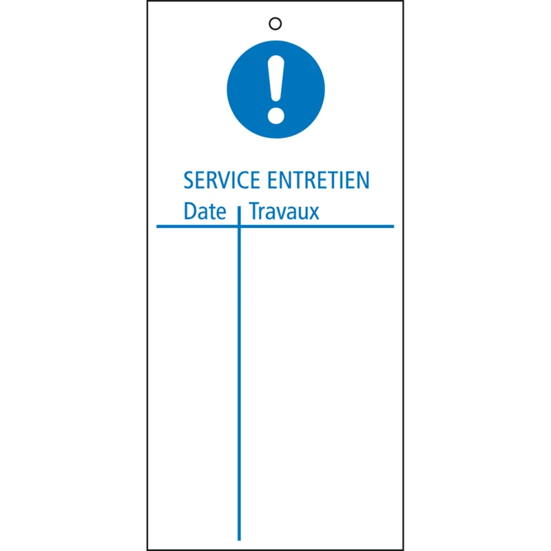 Bestseller Lockout Tags - TAG-SERVICE D‘ENTRETIEN-75X160MM