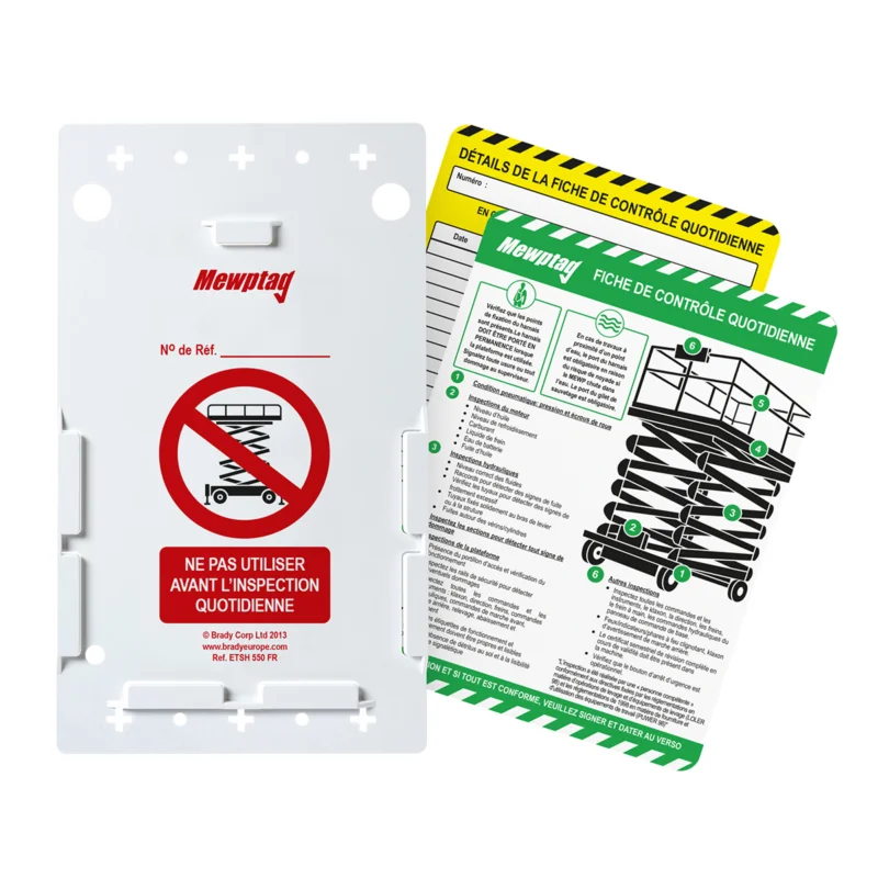 Scafftag Visual Tagging - MEWP-FR-ETI-550-V2-A Beste Prijs