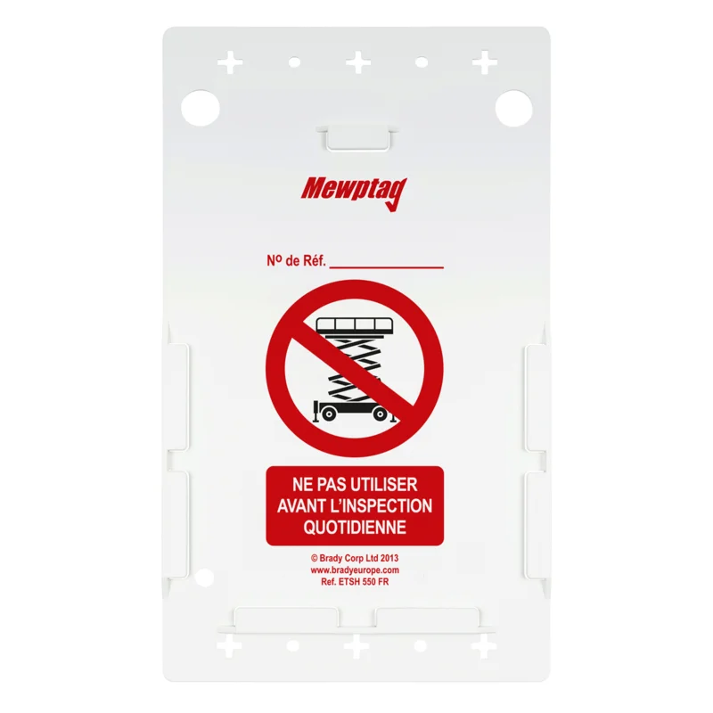 Scafftag Visual Tagging - MEWP-FR-ETSH-500-V2-A Laatste Versie