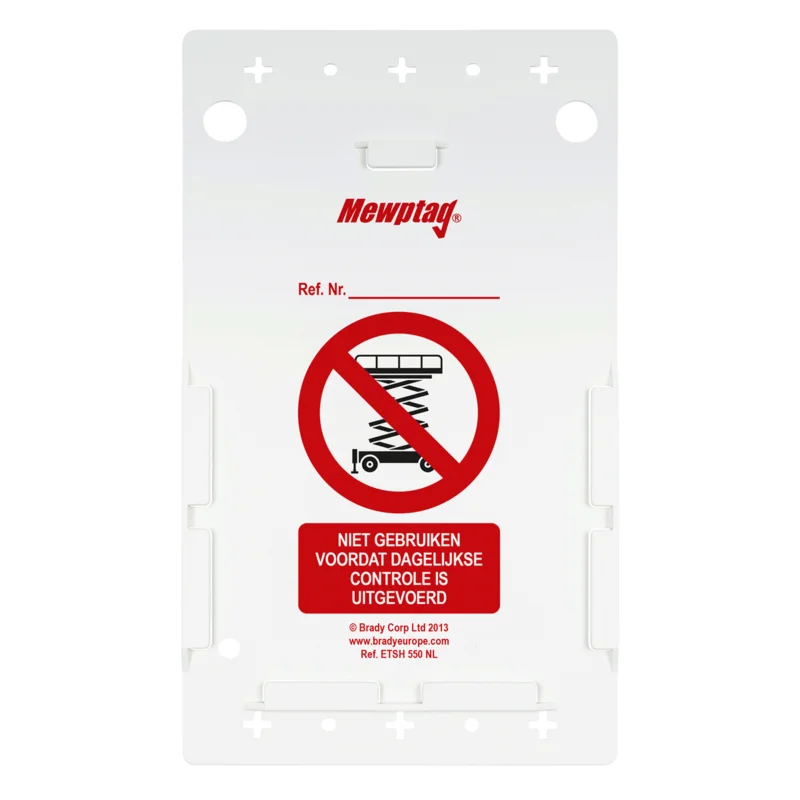 Speciale Aanbieding Scafftag Visual Tagging - MEWP-NL-ETSH-500-V2-A