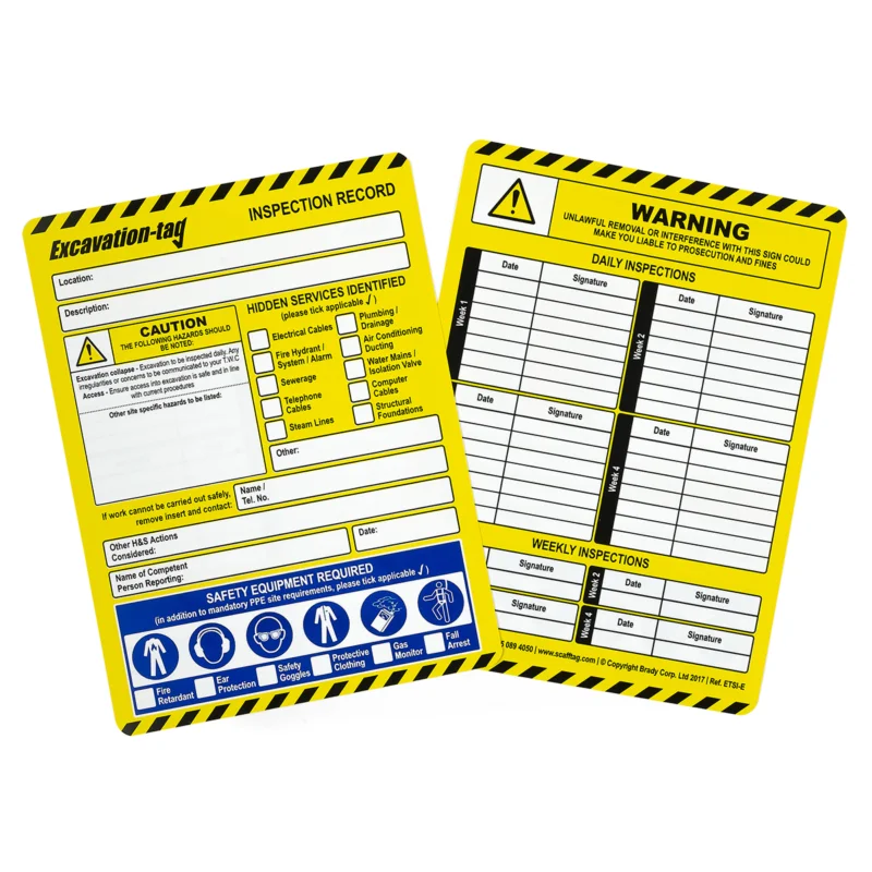 Scafftag Visual Tagging - ENT-ETSI-STD-E-10 Koop Vandaag
