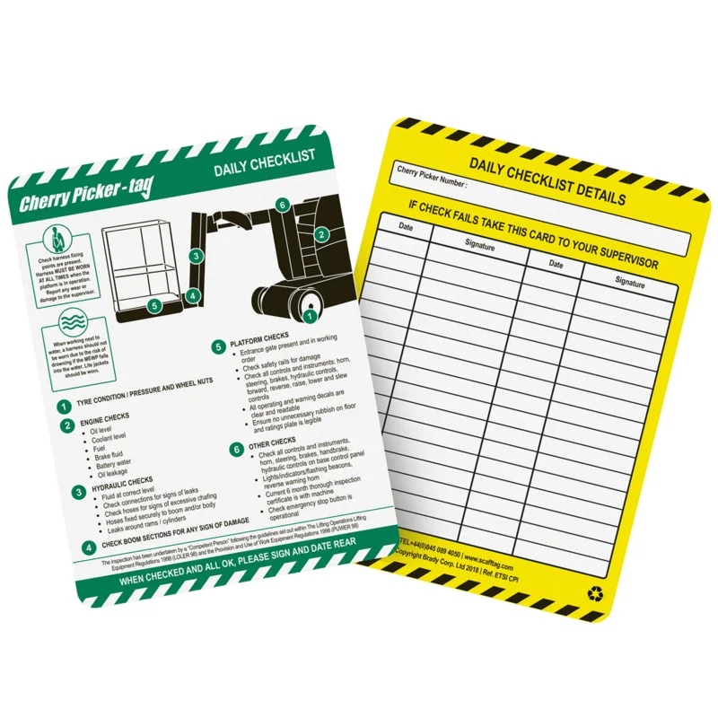 Scafftag Visual Tagging - ENT-GB-ETSI-STD-CPi-50 Op = Op
