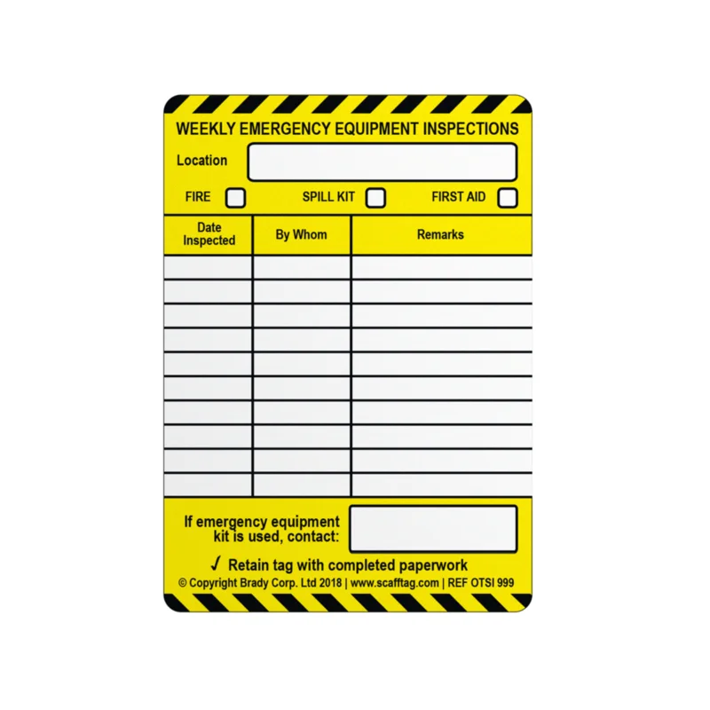 Voordeelprijs Scafftag Visual Tagging - OMN-GB-OTSI-STD-999-10