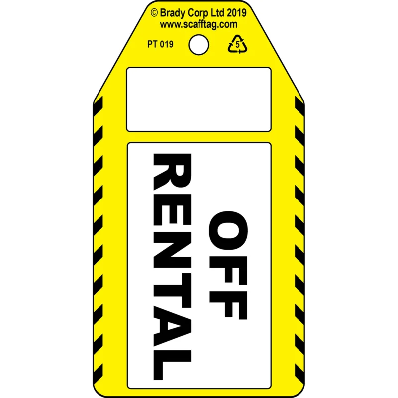 Scafftag Visual Tagging - PROC-GB-PT 019-50 Hete Deal