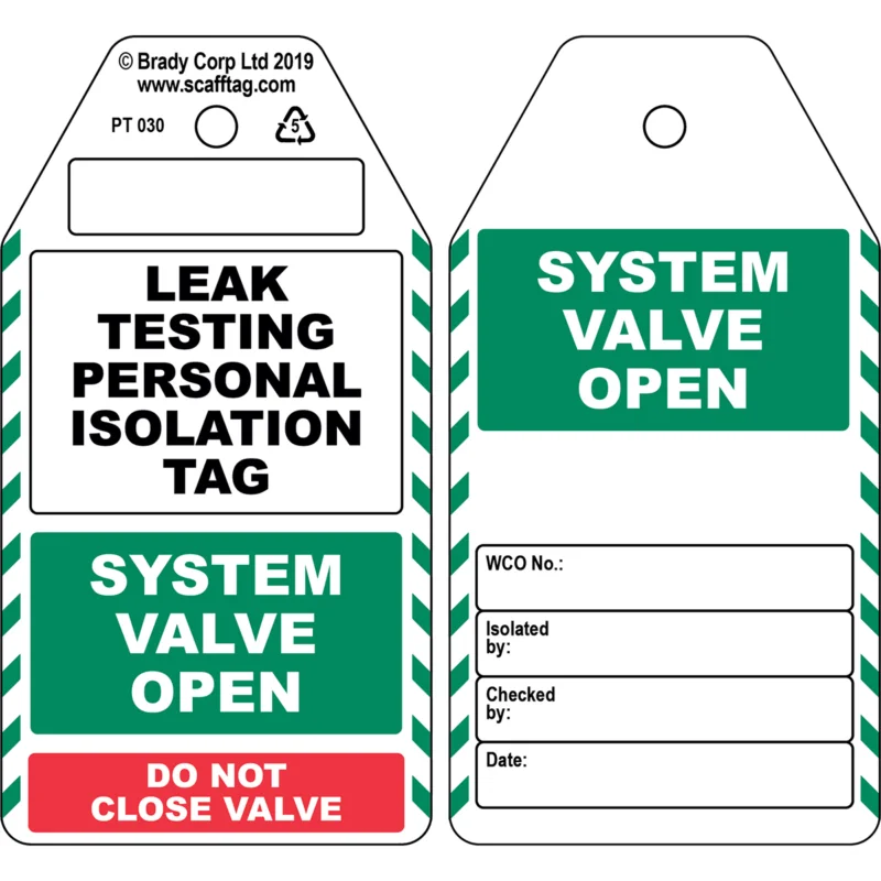 Scafftag Visual Tagging - PROC-GB-PT 030-50 Merkproduct