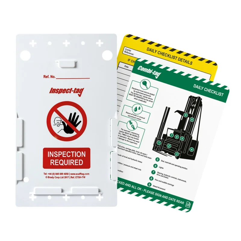 Scafftag Visual Tagging - ENT-GB-ETI-COMB 1A Hoge Kwaliteit