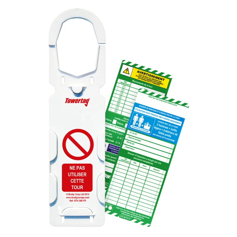 Tijdelijk Beschikbaar Scafftag Visual Tagging - SCAF-FR-STSH-368-SLIT-A