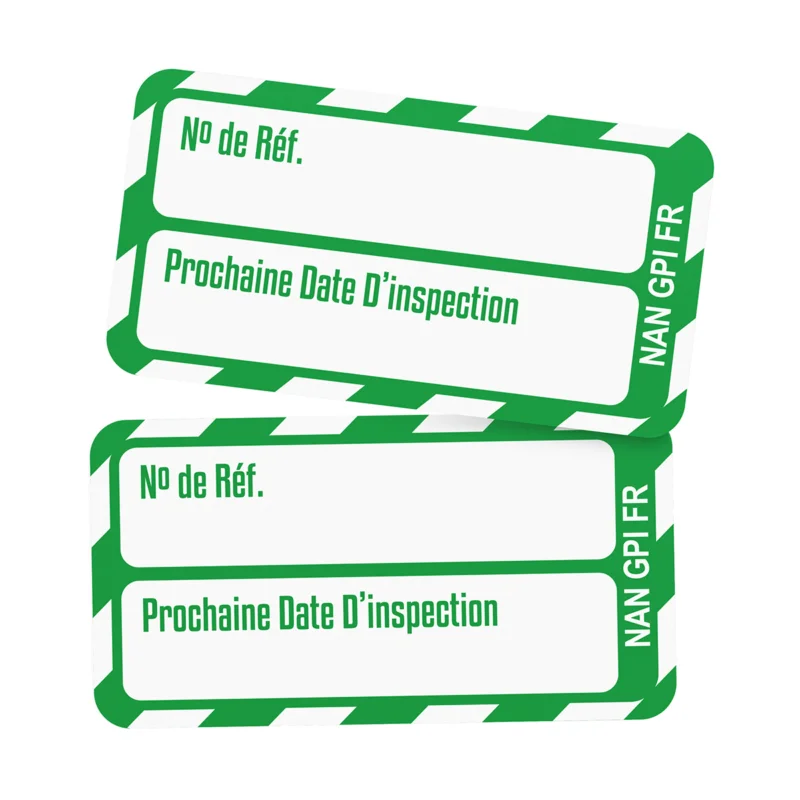 Scafftag Visual Tagging - NAN-FR-NAN-GPI-GN-20 Gereduceerde Prijs