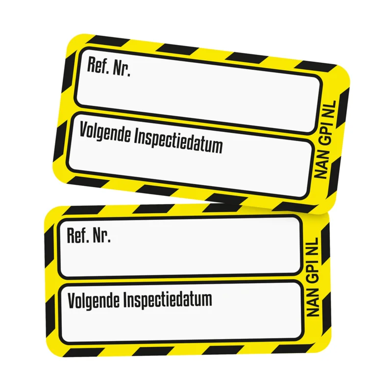 Premium Scafftag Visual Tagging - NAN-NL-NAN-GPI-YL-20