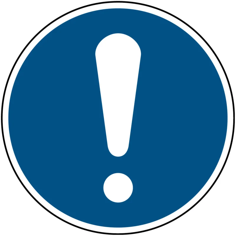 Brady - Gebodspictogram - ISO Veiligheidspictogram - Algemeen gebod - M/M001/NT/TWM-DIA315-1 - 199364 - 86199364 Nieuw