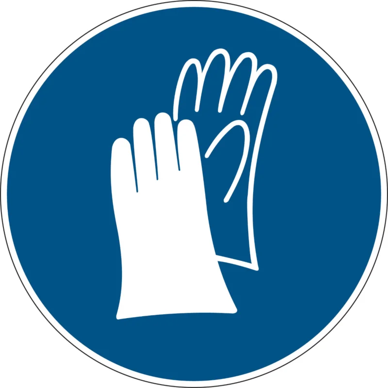 Brady - Gebodspictogram - Gebodspictogram - Veiligheidshandschoenen verplicht - PIC 255-DIA 100-B7527 - 222611 - 86222611 Betrouwbaar