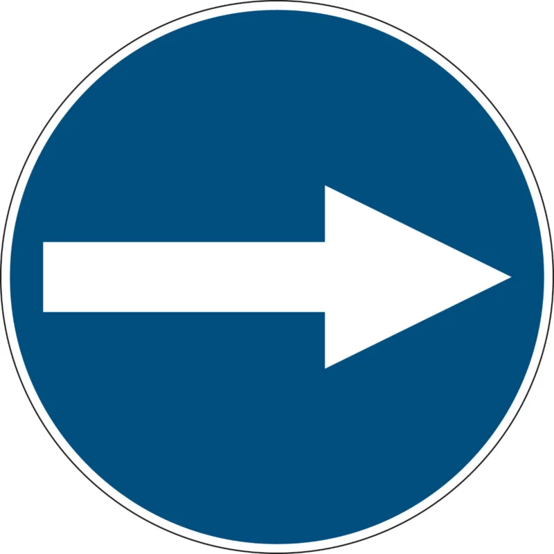 Brady - Gebodspictogram - Gebodspictogram - Richtingspijl - PIC 258-DIA 100-B7541 - 250115 - 86250115 Bestel Nu