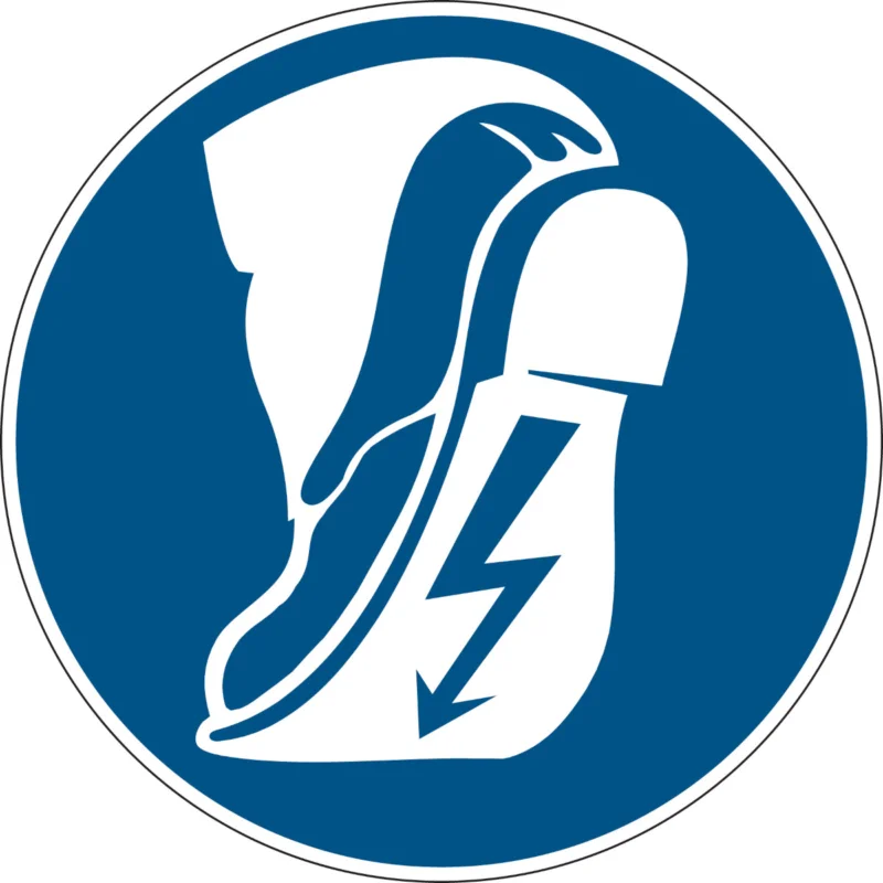 Actieprijs Brady - Gebodspictogram - Gebodspictogram - Geleidende schoenen verplicht - PIC 272-DIA 100-B7541 - 250143 - 86250143