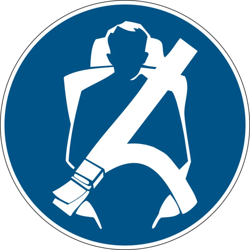 Brady - Gebodspictogram - Gebodspictogram - Veiligheidsgordel verplicht - PIC 259-DIA 200-B7527 - 252119 - 86252119 Actieprijs
