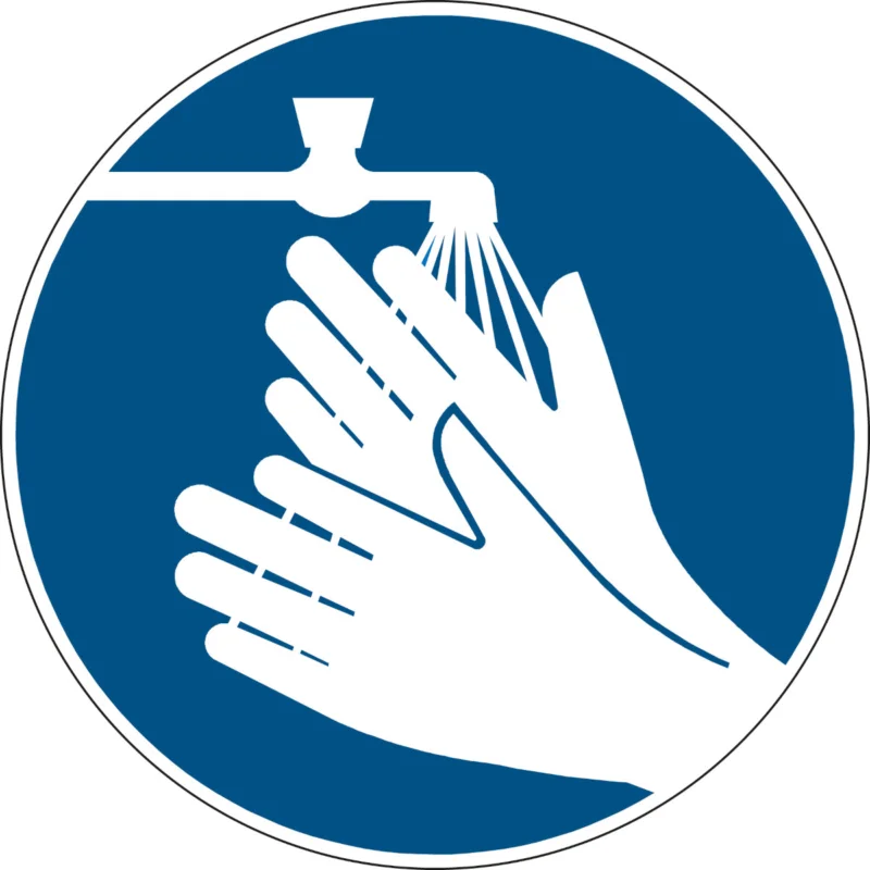 Alleen Vandaag Brady - Gebodspictogram - Gebodspictogram - Handen wassen verplicht - PIC 271-DIA 200-B7525 - 255140 - 86255140