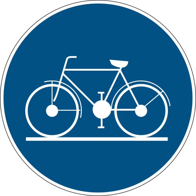 Brady - Gebodspictogram - Gebodspictogram - Fietsers toegelaten - PIC 1201-DIA 200-B7527 - 803635 - 86803635 Favoriet