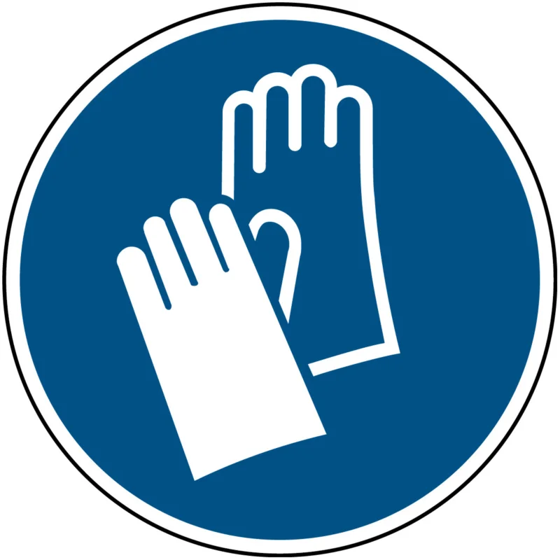Alleen Vandaag Brady - Gebodspictogram - ISO Veiligheidspictogram - Veiligheidshandschoenen verplicht - PIC M009-Dia 315-PE-CRD/1 - 819167 - 86819167