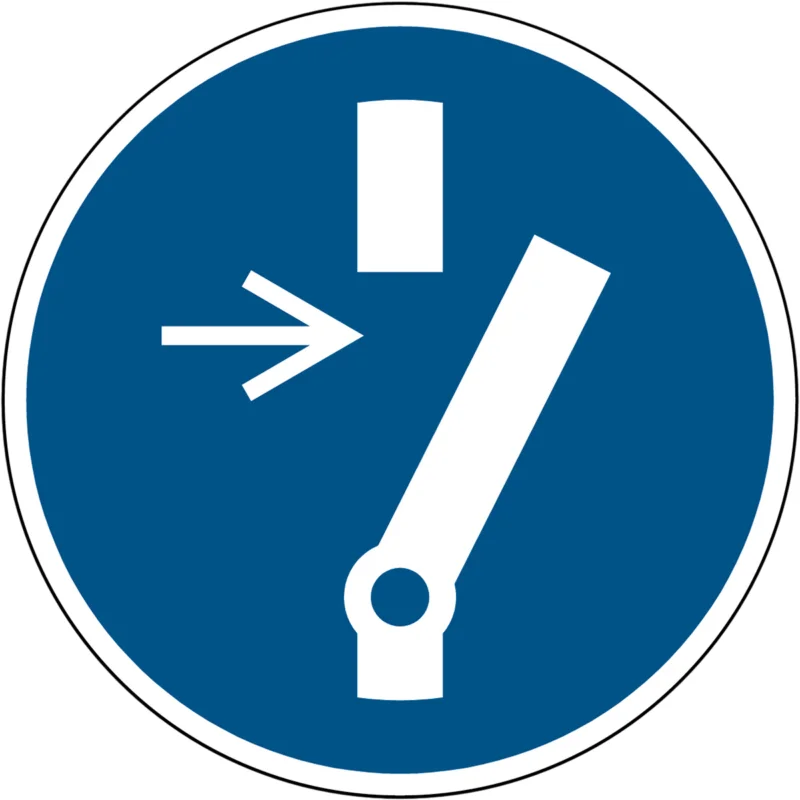 Brady - Gebodspictogram - ISO Veiligheidspictogram - Vrijschakelen voor onderhoud of herstelling - PIC M021-Dia 315-PP-CRD/1 - 820959 - 86820959 Populair