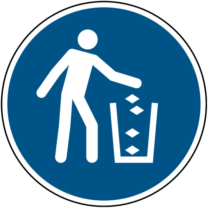 Alleen Vandaag Brady - Gebodspictogram - PIC M030-Dia 100-PP-CRD/1 - PIC M030-Dia 100-PP-CRD/1 - 831042 - 86831042