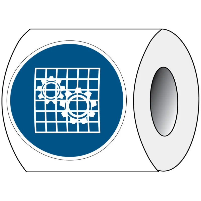 Brady - Gebodspictogram - PIC M027-Dia 025-PE-ROLL/1 - PIC M027-Dia 025-PE-ROLL/1 - 831316 - 86831316 Weekendaanbieding