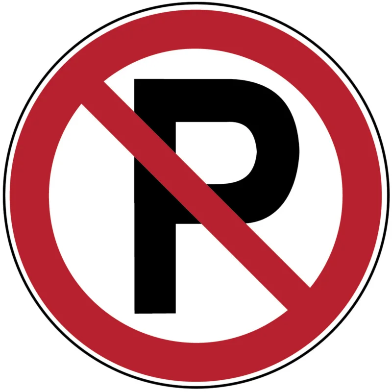 Beste Prijs Brady - Verbodspictogram - Verbodspictogram - Parkeren verboden - PIC 225-DIA 315-B7525 - 241533 - 86241533