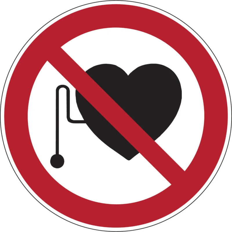 Betrouwbaar Brady - Verbodspictogram - Verbodspictogram - Verboden voor personen met pacemaker - PIC 218-DIA 200-B7541 (BRANDED) - 250038 - 86250038