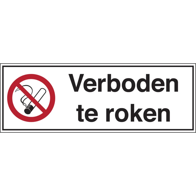 Tijdelijk Beschikbaar Brady - Verbodspictogram - Verbodspictogram - Verboden te roken - Verboden te roken - STN 129-450X150-B7527 - 252343 - 86252343