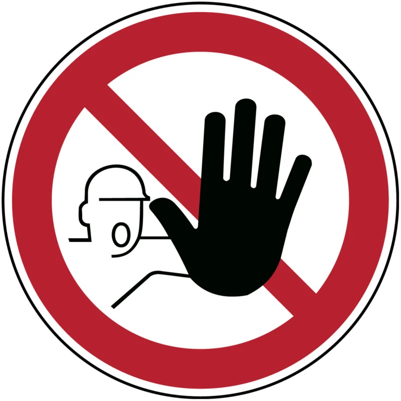 Uitverkoop Brady - Verbodspictogram - Verbodspictogram - Verboden toegang voor onbevoegden - PIC 209-DIA 315-B7525 - 255017 - 86255017