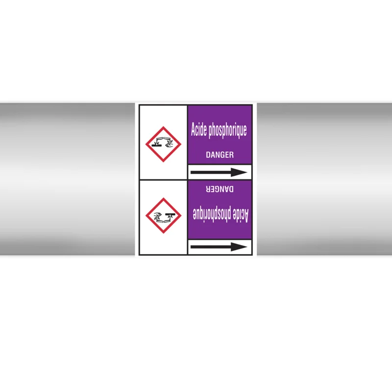 Beperkt Aanbod Leidingmarkering rol - AC.PHOSPH.127X33RL-T3-P21