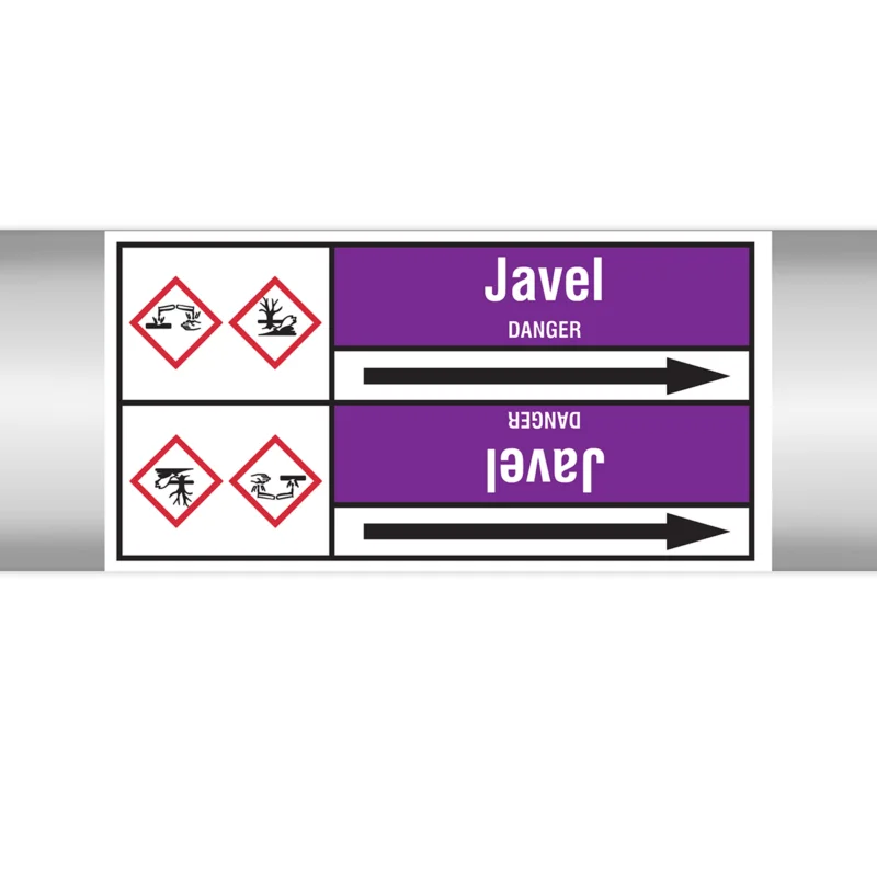 Premium Leidingmarkering rol - JAVEL127X33RL-T2-P21