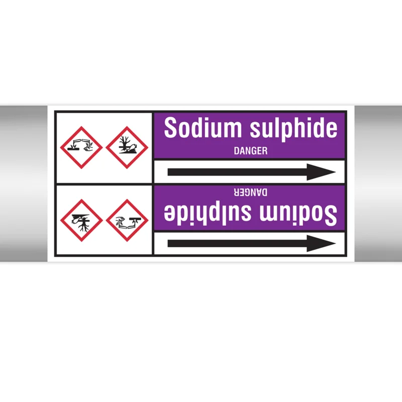 Snelle Levering Leidingmarkering rol - SODIUMSULPH.127X33RL-T2-P21