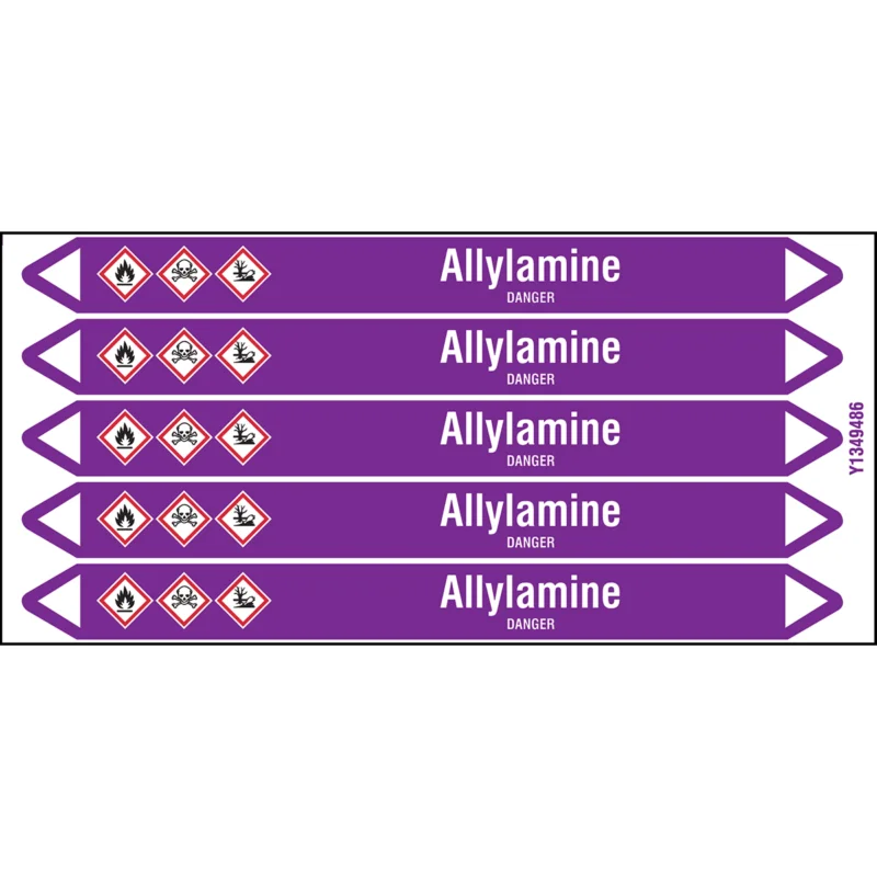 Bestel Nu Leidingmarkering rol - ALLYLAMINE150X12CARD-T1-P21