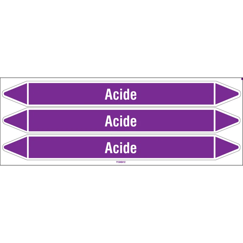 Alleen Vandaag Leidingmarkering rol - ACIDE355X37CARD-T1-P21
