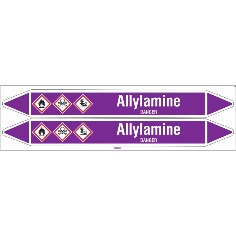 Beperkt Aanbod Leidingmarkering rol - ALLYLAMINE450X52CARD-T1-P21