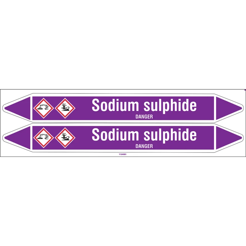 Voordeelprijs Leidingmarkering rol - SODIUMSULPH.450X52CARD-T1-P21
