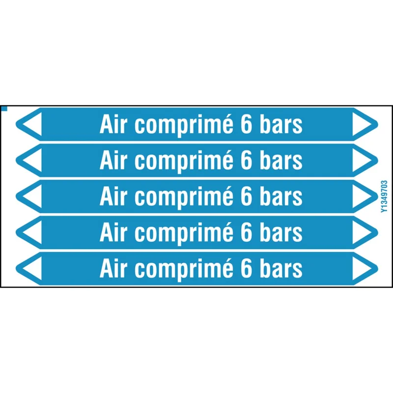 Voordeelprijs Leidingmarkering rol - AIRCOMP.6B.150X12CARD-T1-P8