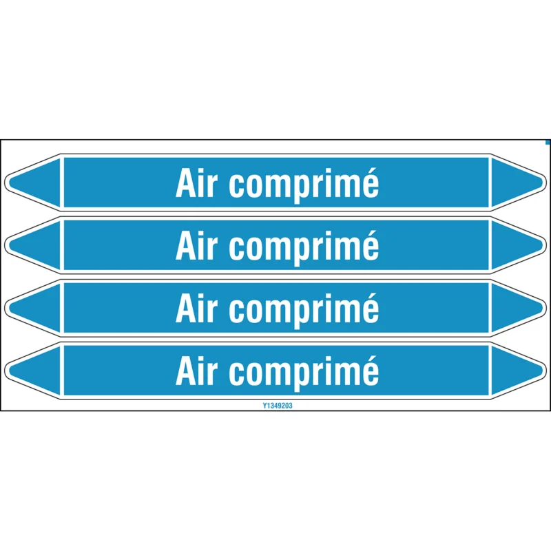 Bestel Nu Leidingmarkering rol - AIR COMPRIMÉ 250X26CARD-T1-P8