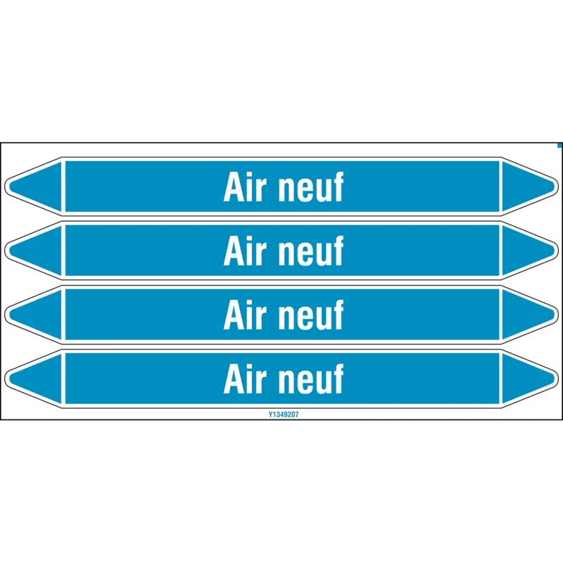 Beperkt Aanbod Leidingmarkering rol - AIR NEUF 250X26CARD-T1-P8