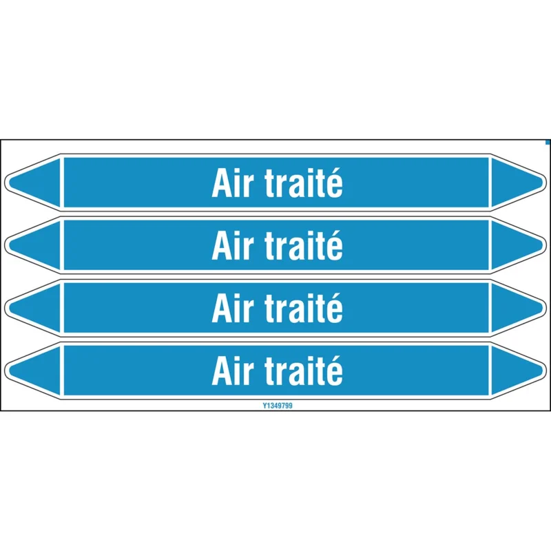 Rechtstreeks Van De Fabrikant Leidingmarkering rol - AIRTRAITÉ250X26CARD-T1-P8