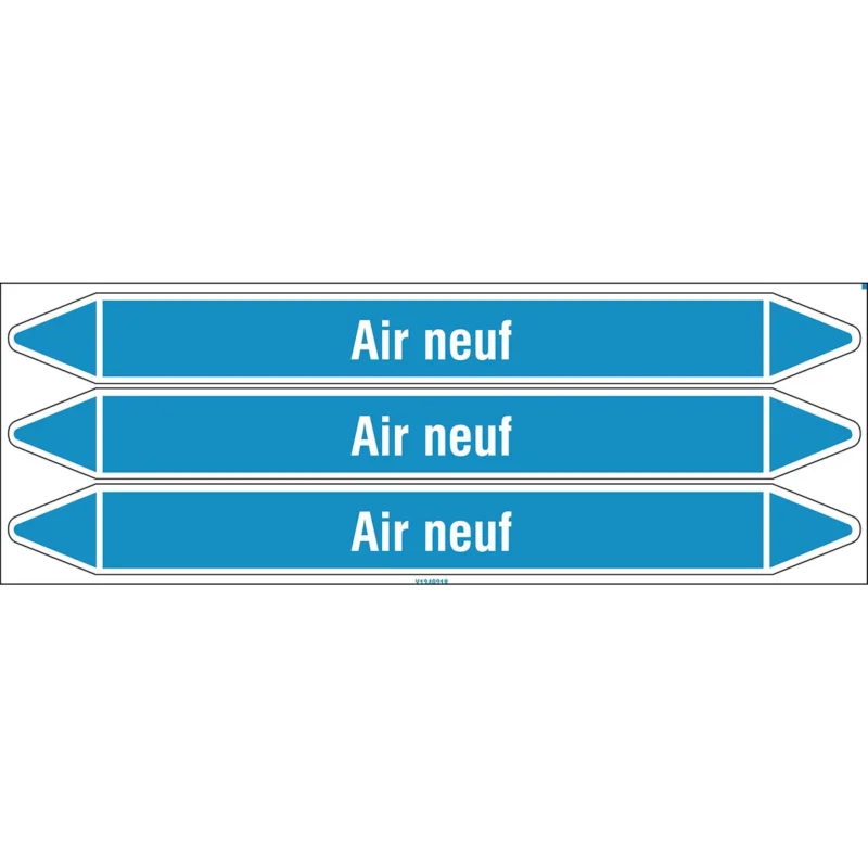 Rechtstreeks Van De Fabrikant Leidingmarkering rol - AIR NEUF 355X37CARD-T1-P8