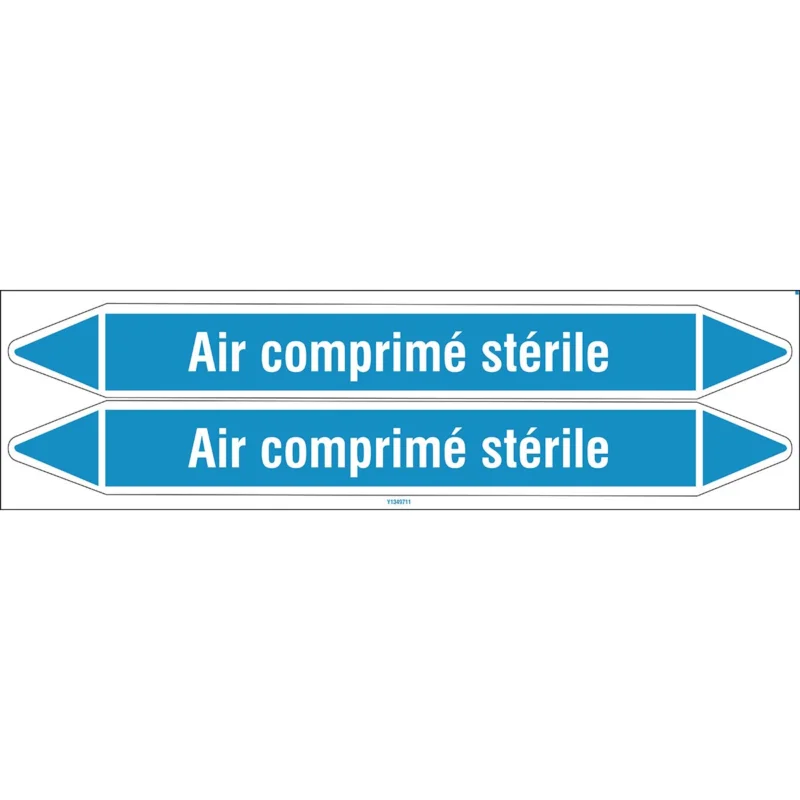 Rechtstreeks Van De Fabrikant Leidingmarkering rol - AIRCO.STÉR.450X52CARD-T1-P8
