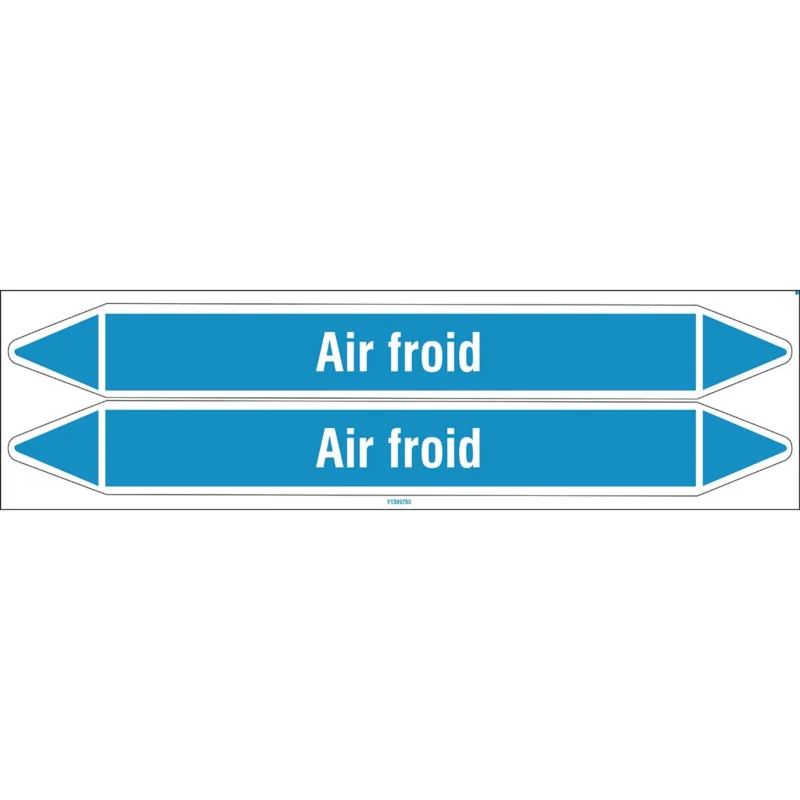 Bestel Nu Leidingmarkering rol - AIRFROID450X52CARD-T1-P8